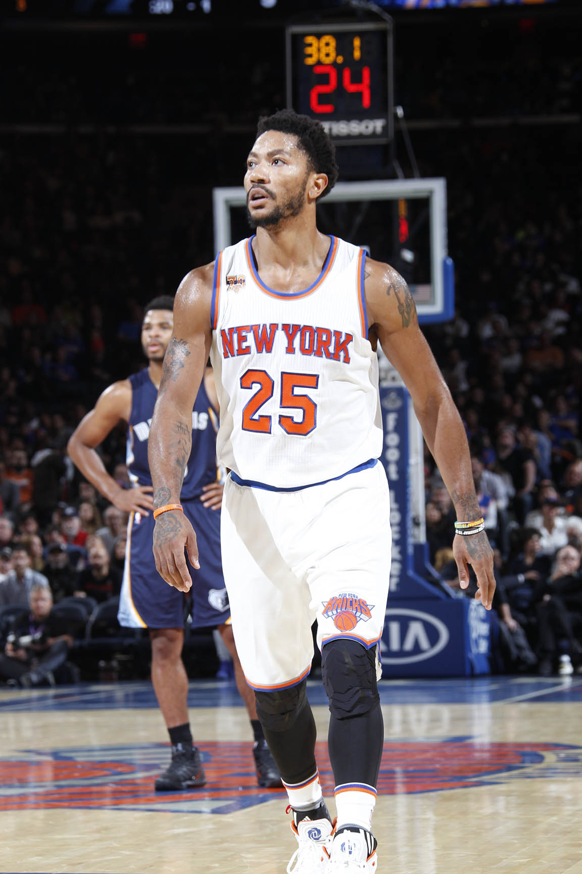 Knicks Rose Grizzlies Home 112916