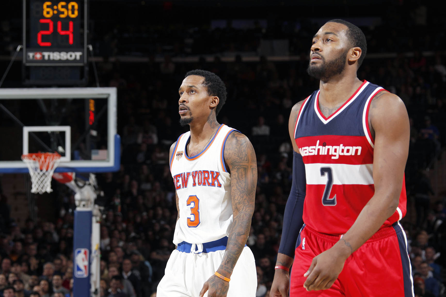 Knicks Jennings Wizards Wall Home 011917 MSG
