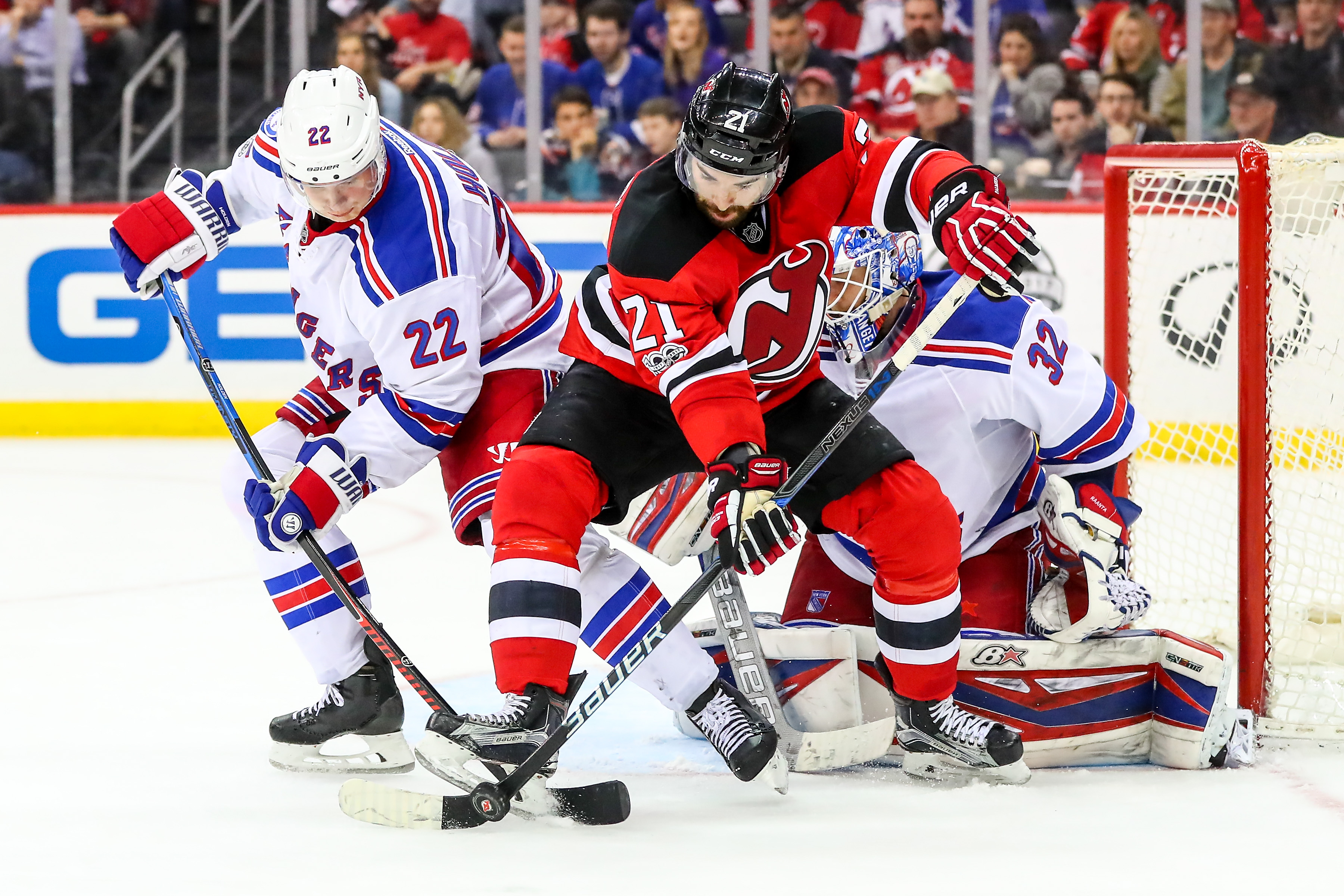 nhl rangers vs devils