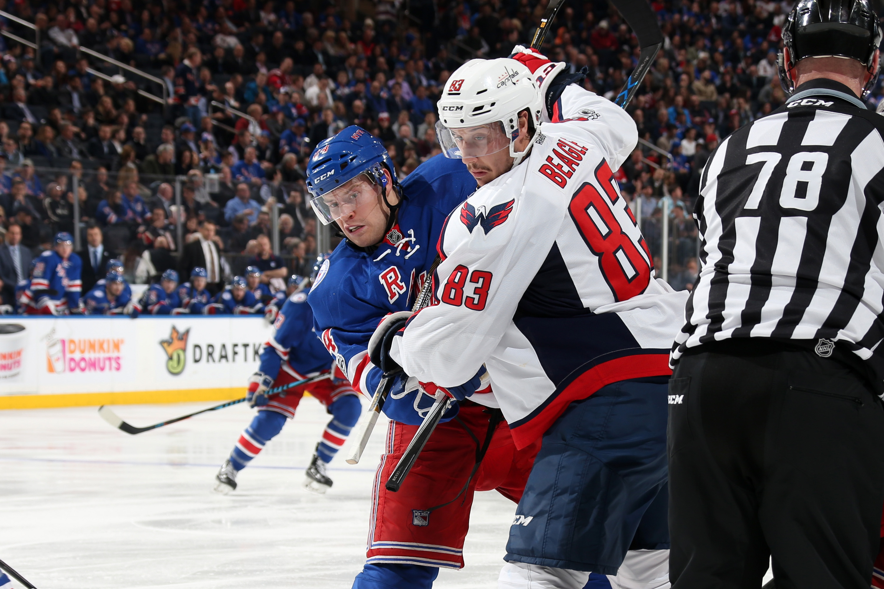 Rangers Lindberg Capitals Beagle Home 022817 Getty