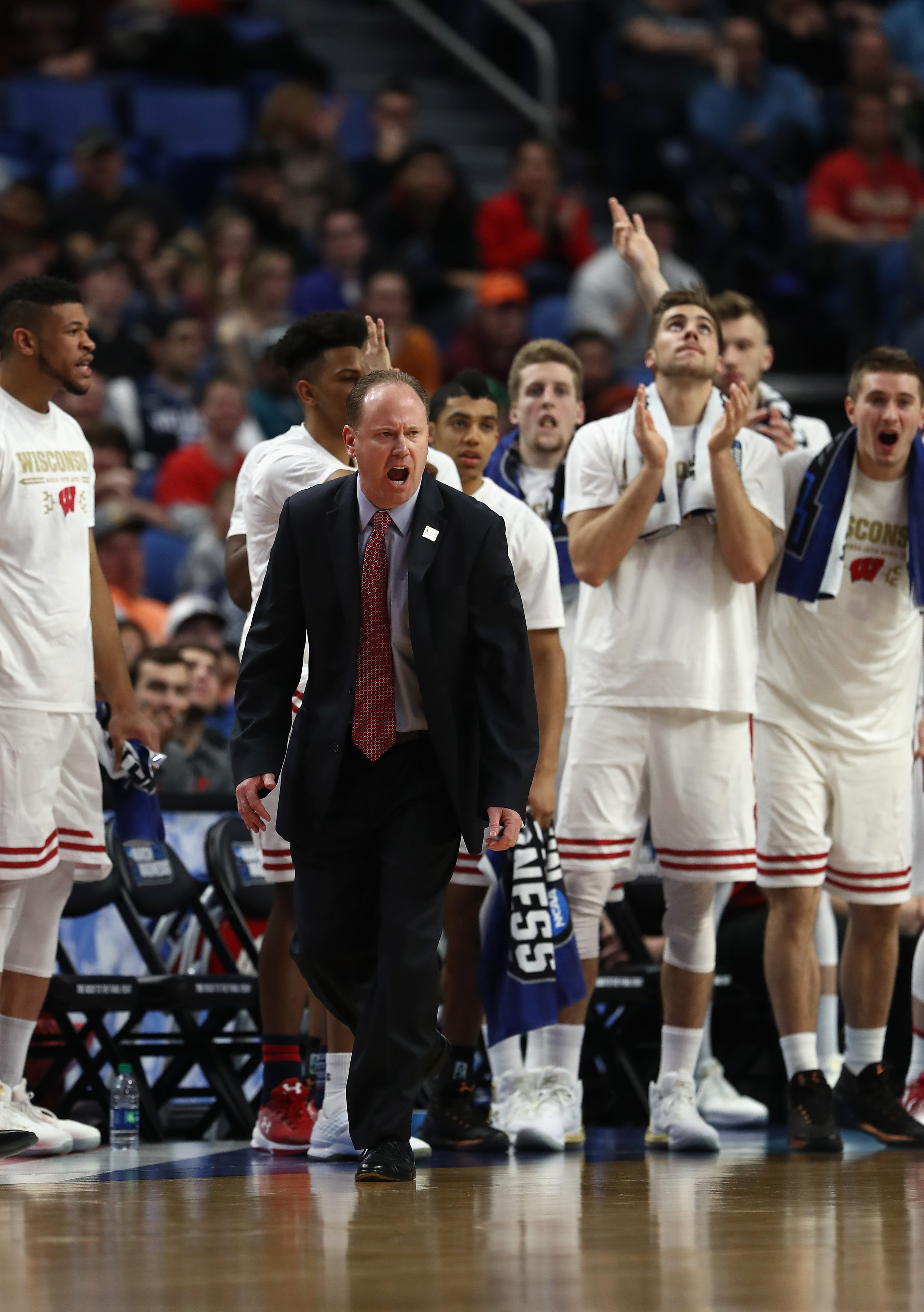 NCAA Basketball Tournament - First Round - Virginia Tech v Wisconsin Greg Gard Getty