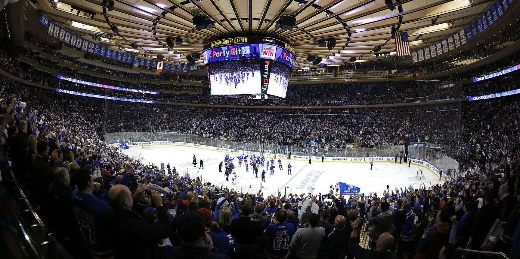 Rangers Game Madison Square Garden tintodesign