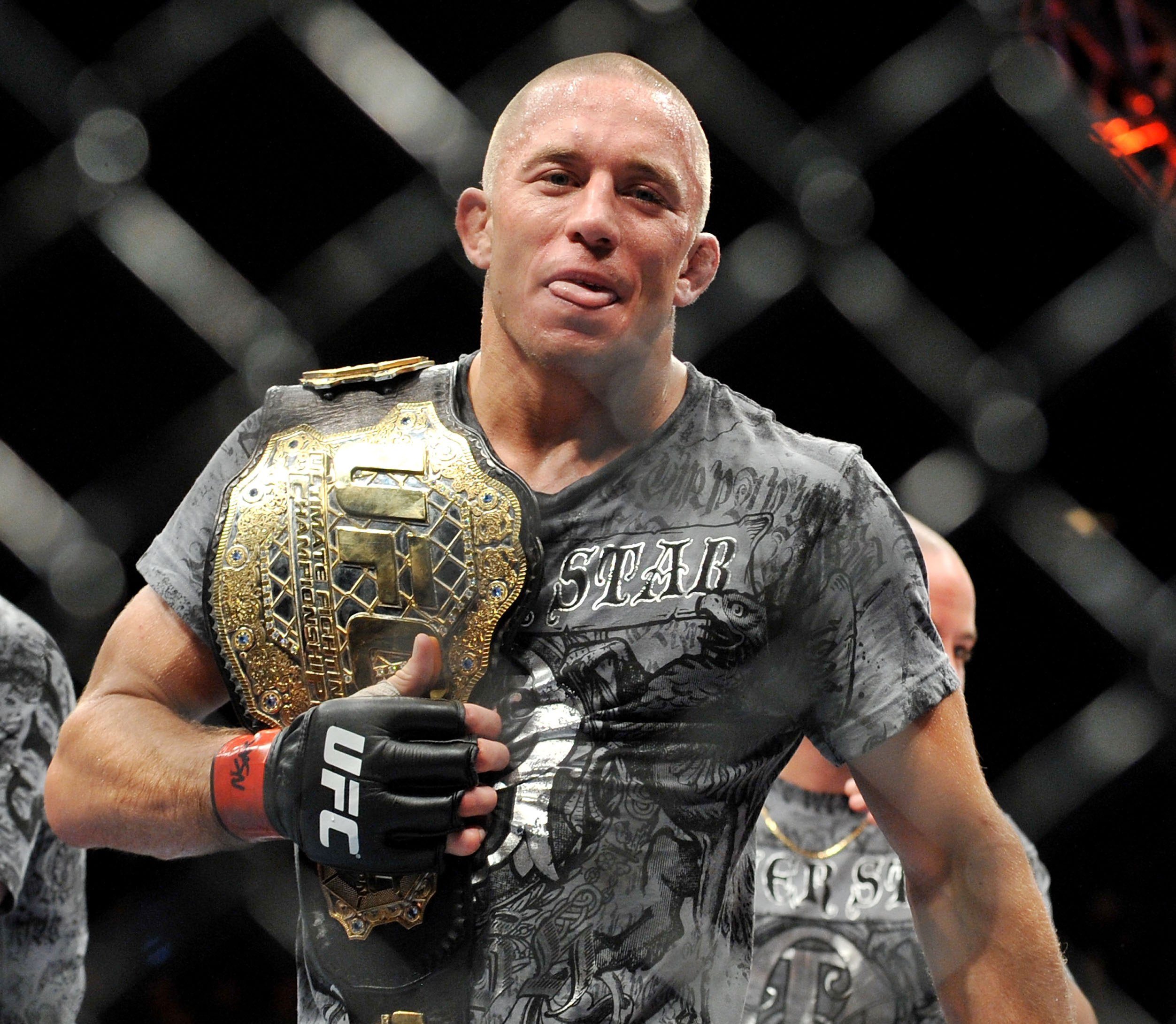 Bildresultat för george st pierre champion¨