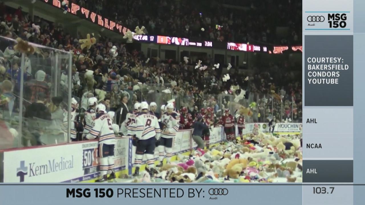 condors teddy bear toss 2018